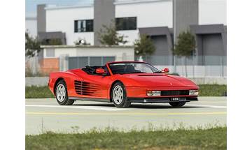This 1990 Ferrari Testarossa Spider Has Only 260 Miles On It And It’s For Sale